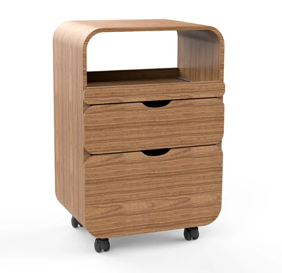 Silverfox Wood Finish Spa Trolley with Drawers