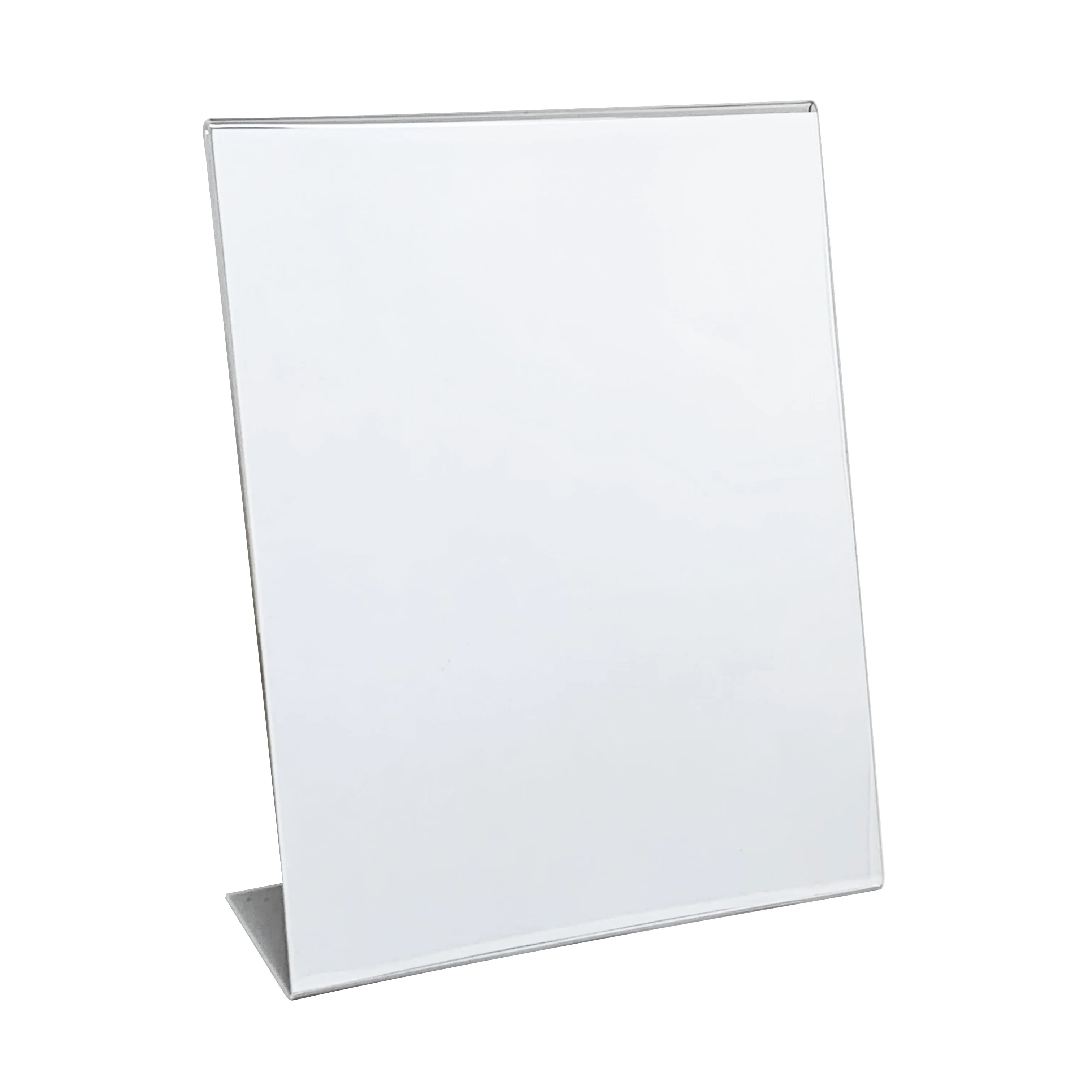 Slant Back Acrylic Sign Holder 8.5"x11", Portrait, 1 ct - Image 3