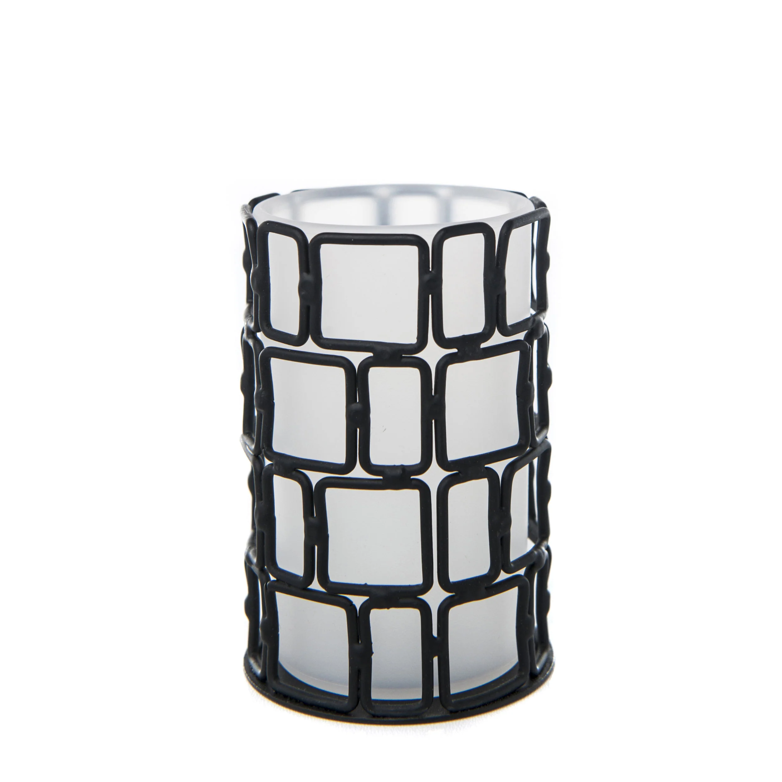 Small Grid Iron Candle Holders, 6 ct - Image 2