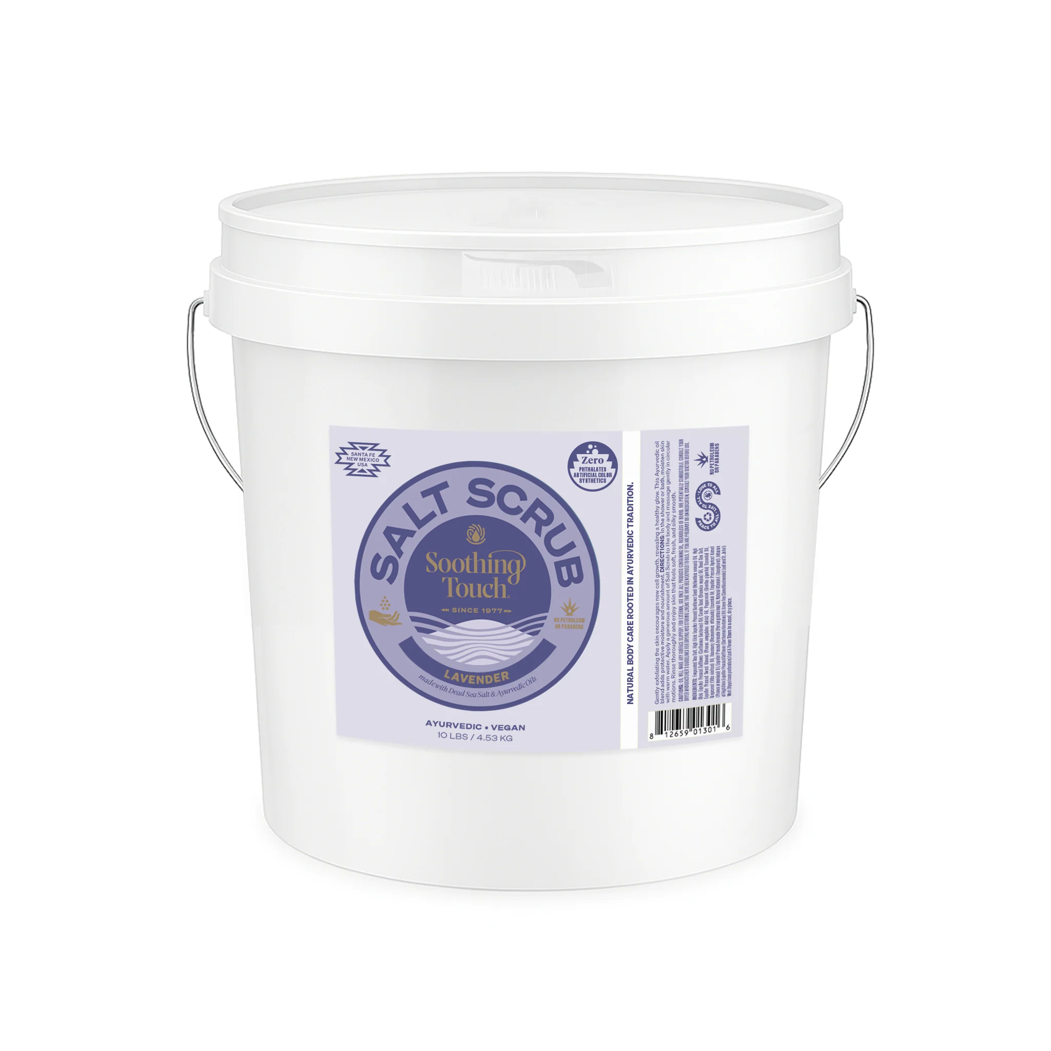 Soothing Touch Herbal Salt Scrub, Lavender, 10 lbs