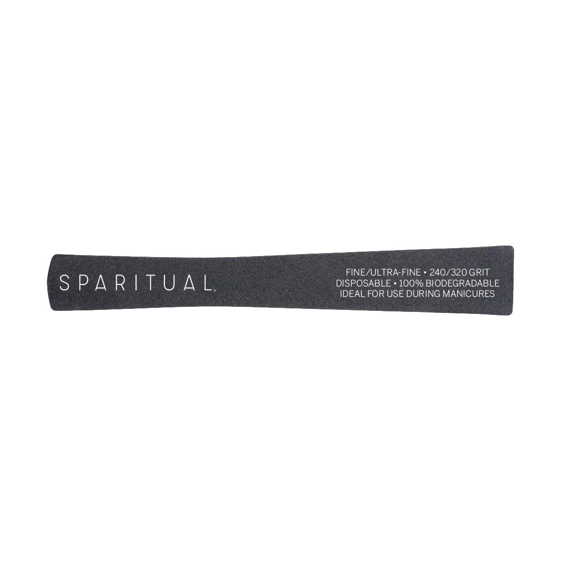 SpaRitual Black Board Eco Nail Files, 240/320 Grit, 5 ct