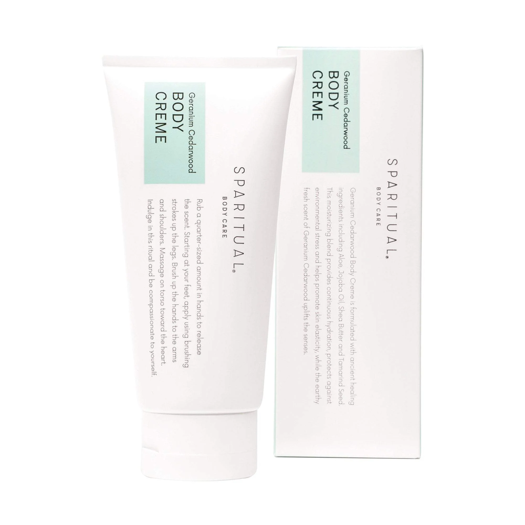 SpaRitual Geranium Cedarwood Body Crème, 6 fl oz