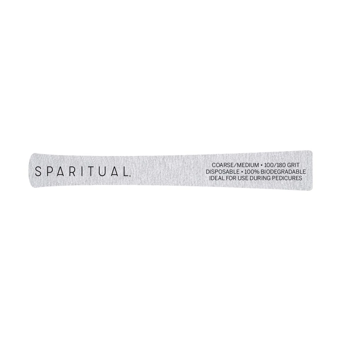 SpaRitual Zebra Board Eco-File Nail, 100/180 Grit, 5 ct