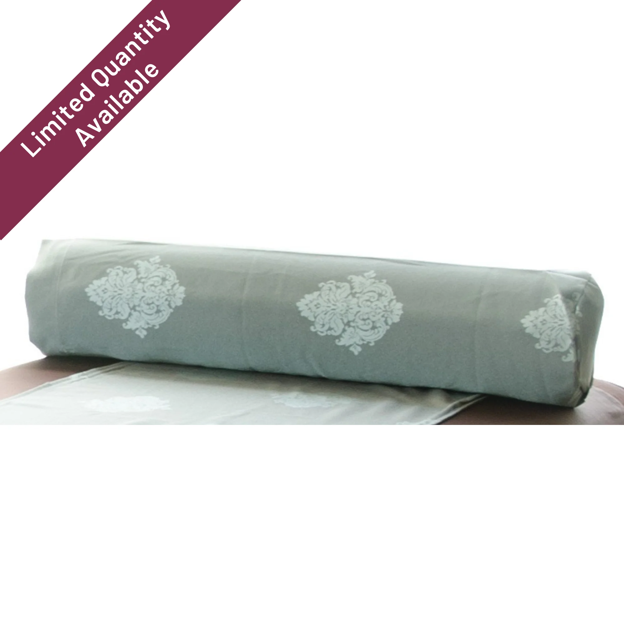 Sposh Bolster Cover, Damask, 6" - Image 3