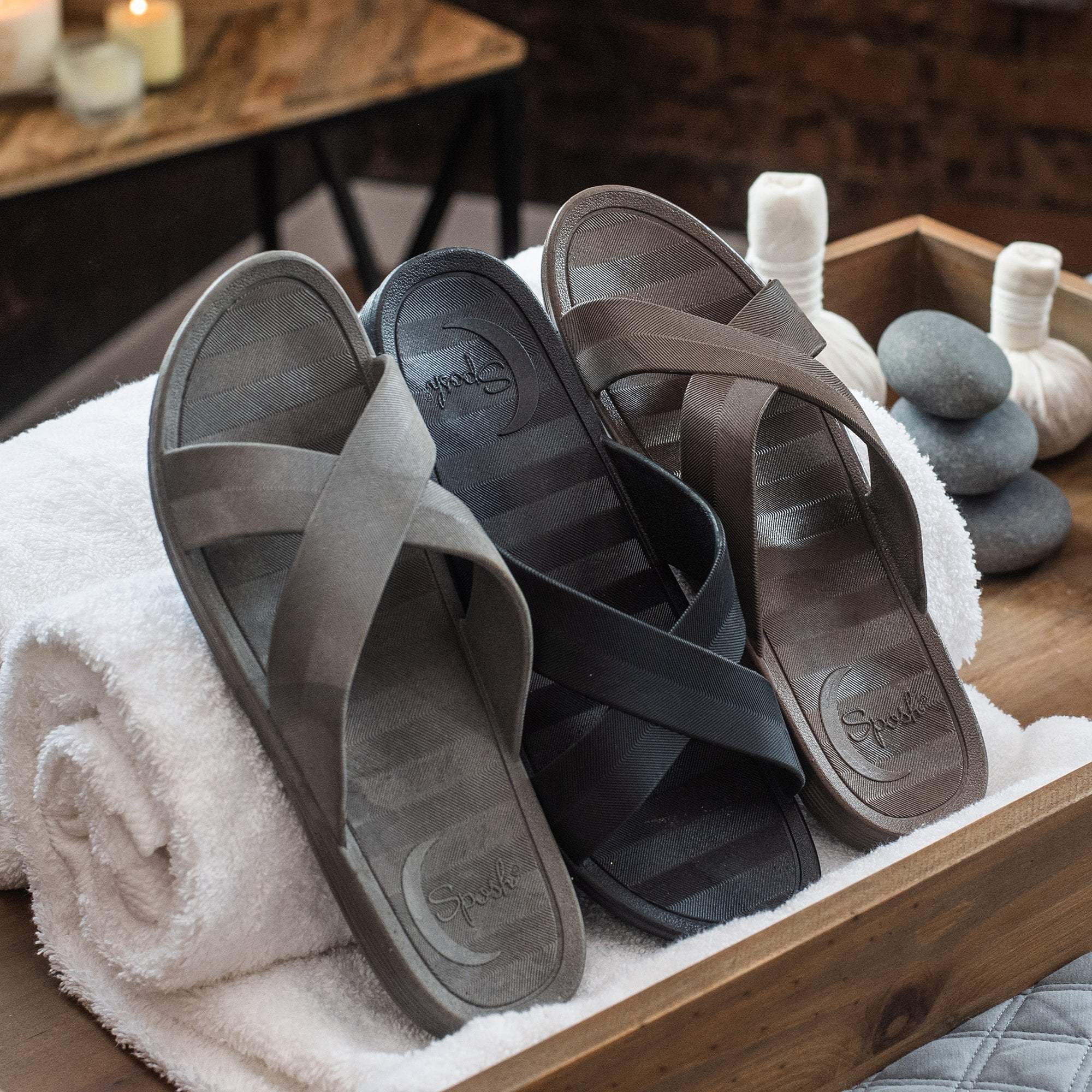Sposh Cross Strap Sandal