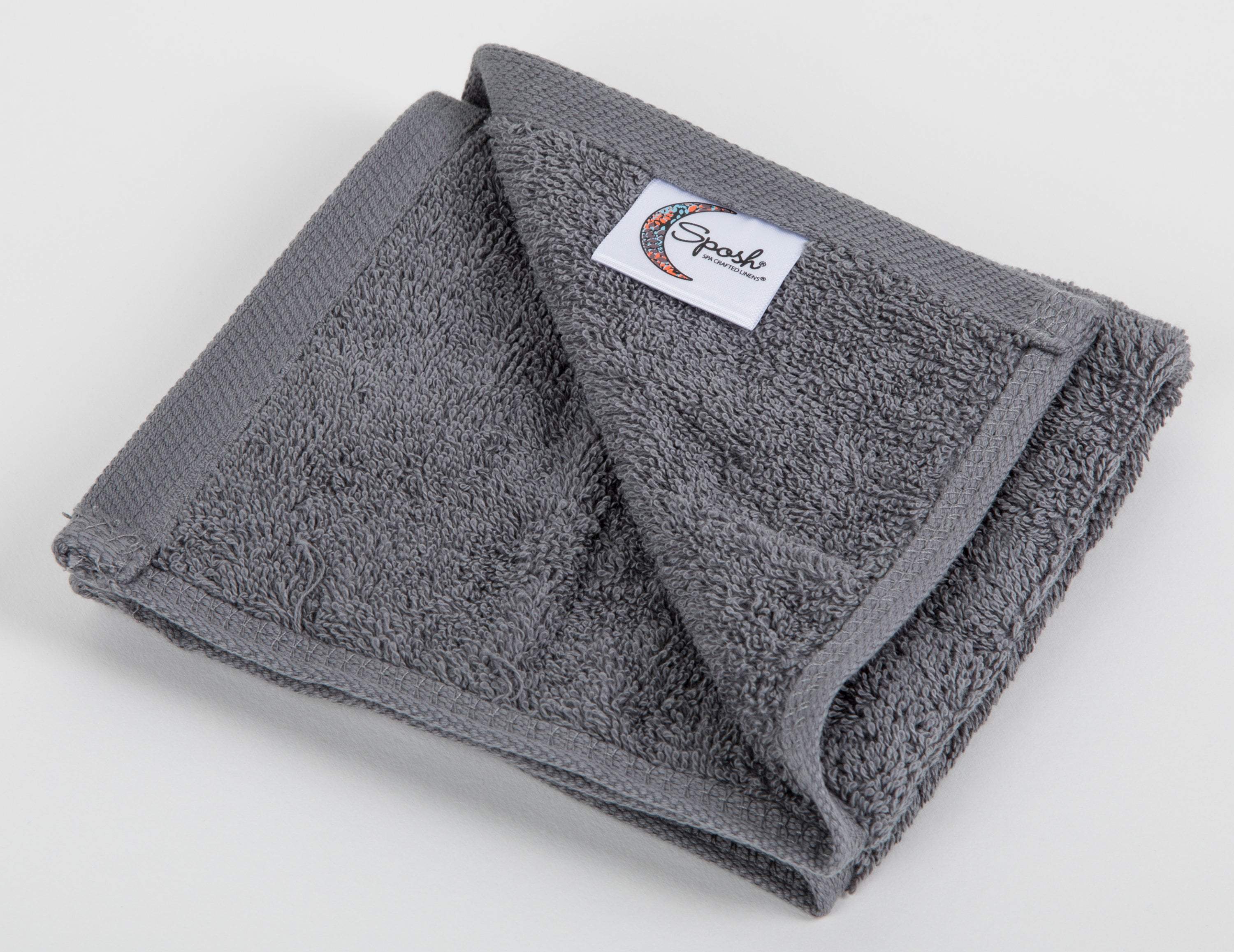 Sposh Luxury Terry Wash Cloth, 11 x 11, 600 GSM - Image 8