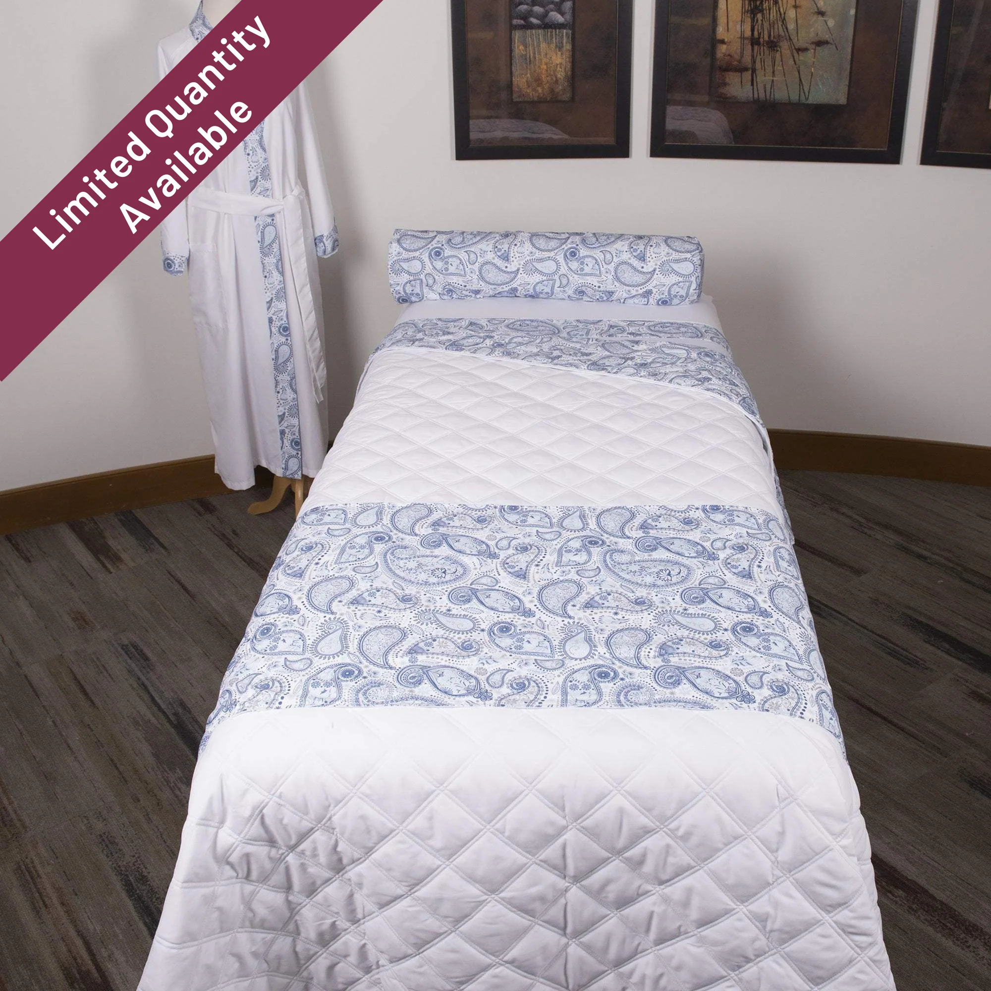 Sposh Massage Table Saddle Paisley Collection
