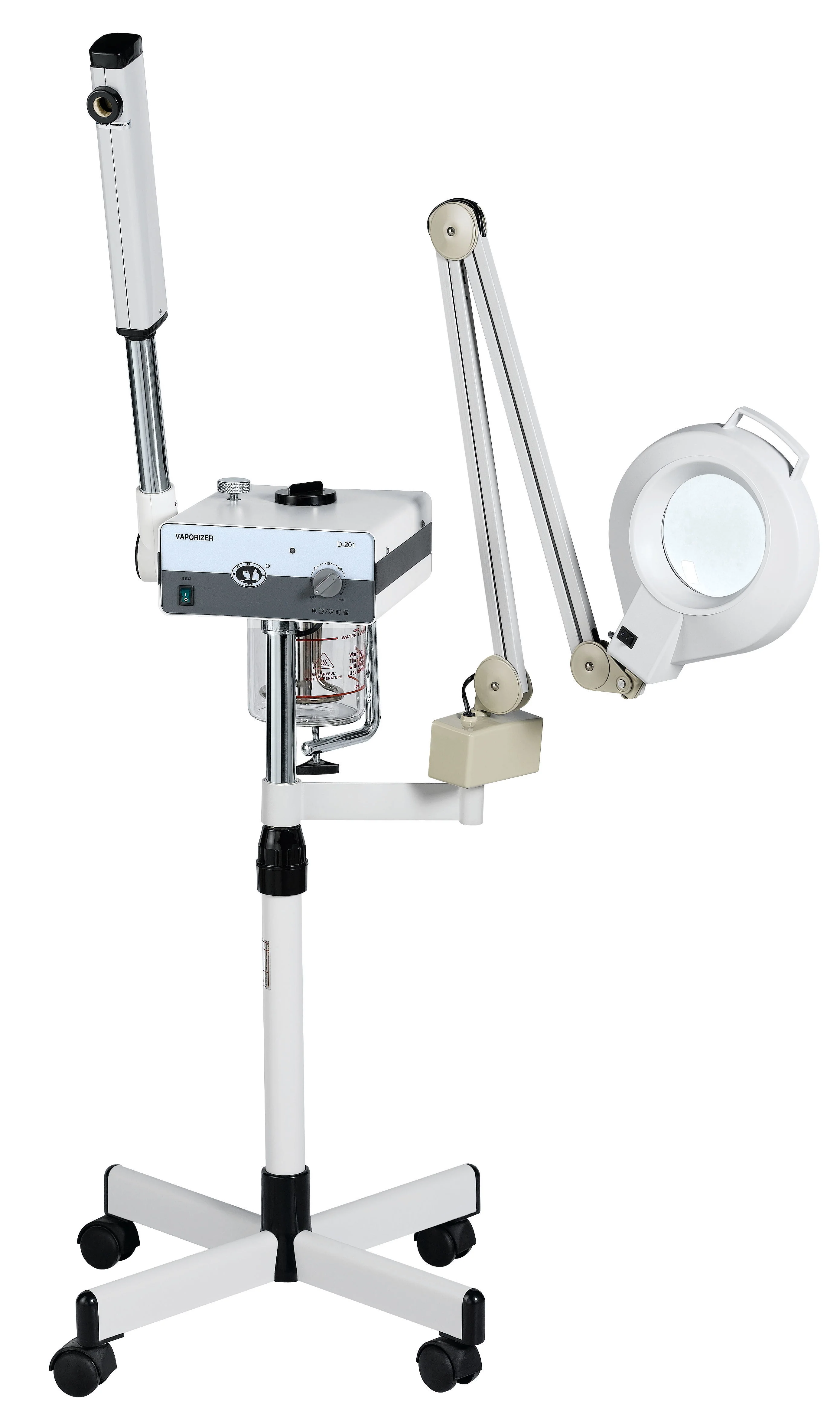 Square 2-in-1 Steamer and Magnifying Lamp