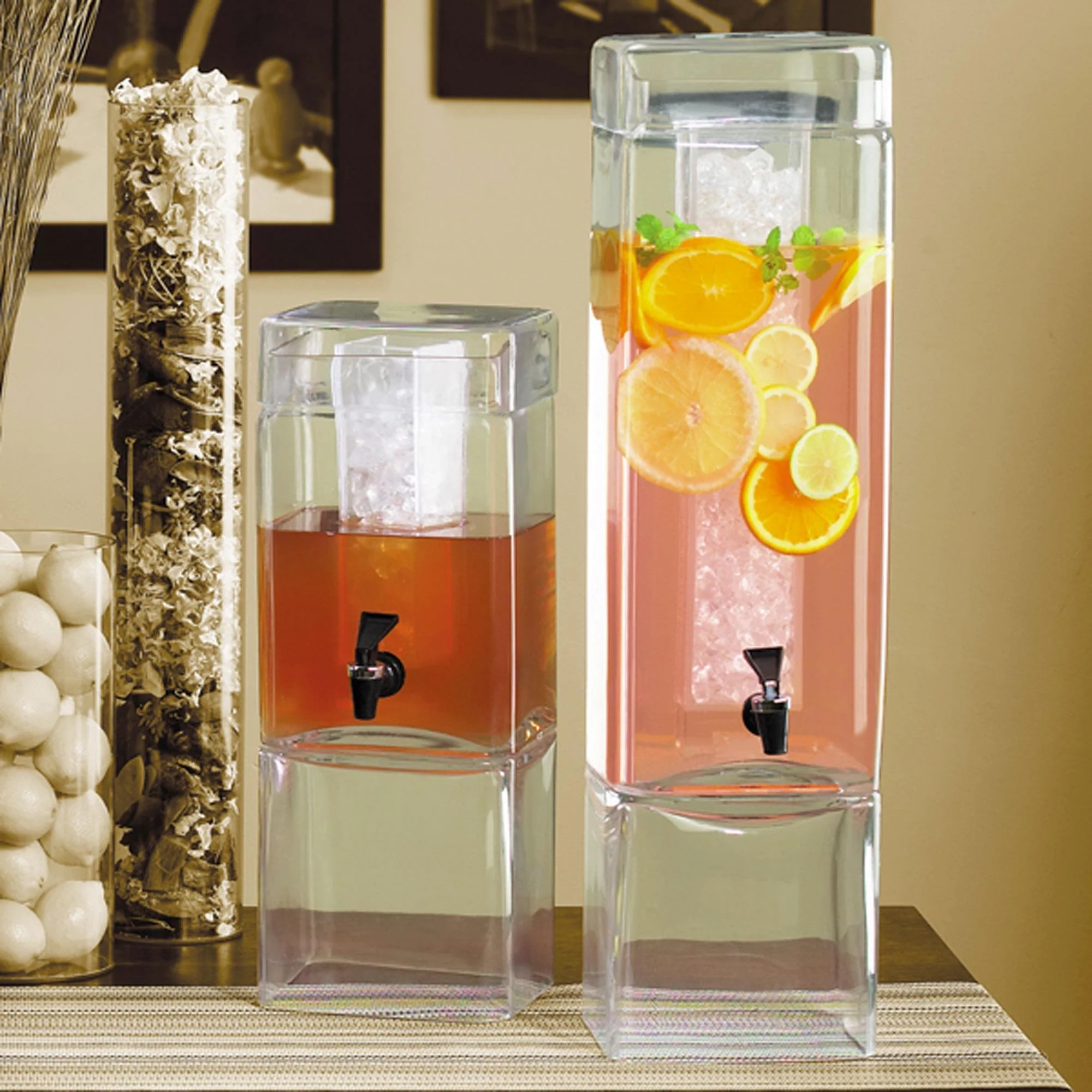 Square Beverage Dispenser