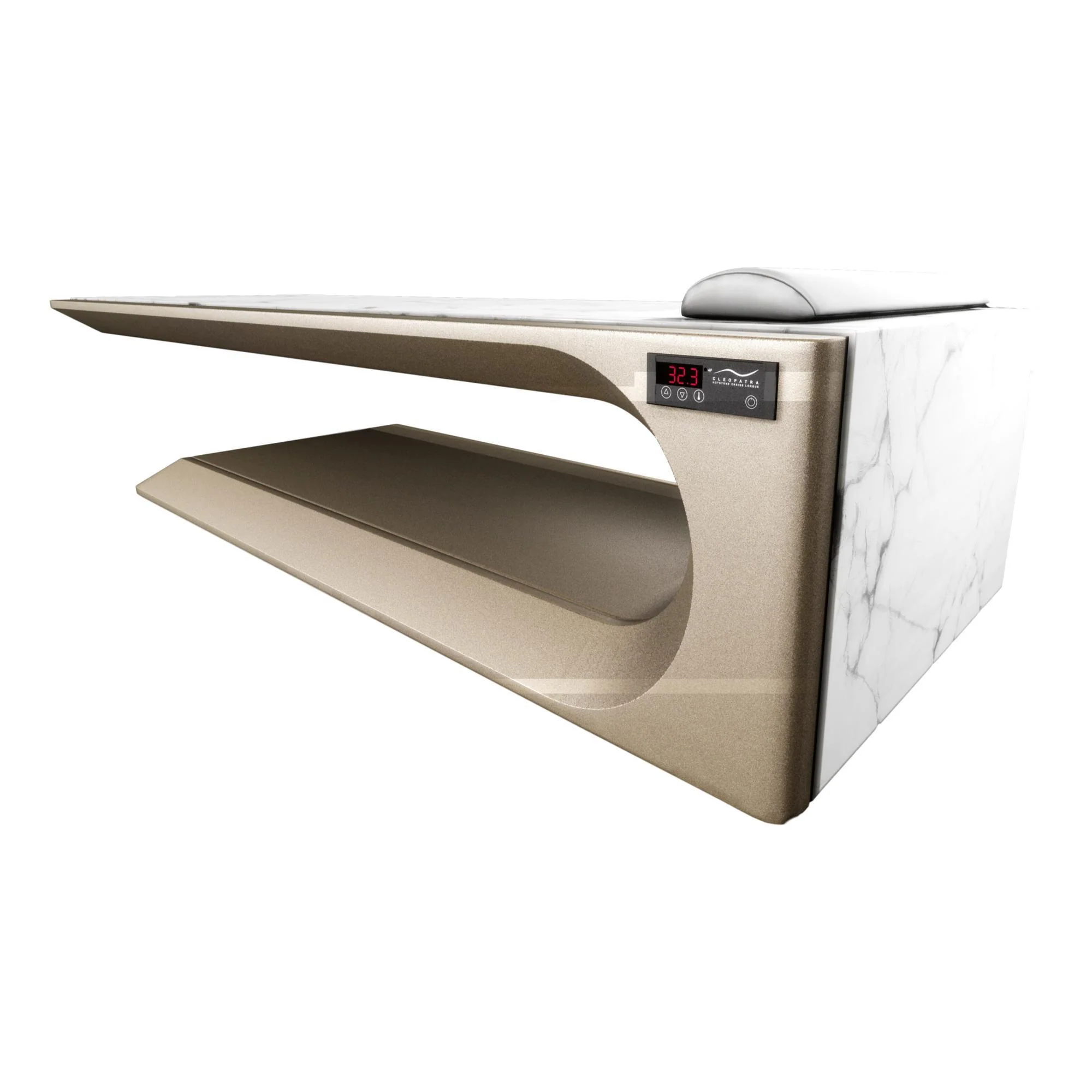 Square Day-Bed - Infrared Heated Marble Hammam Day-bed by Fabio Alemanno - Image 6