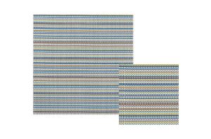 FOH Square Metroweave Mat/Liner, Mesh Marine, 8.75", 12 ct