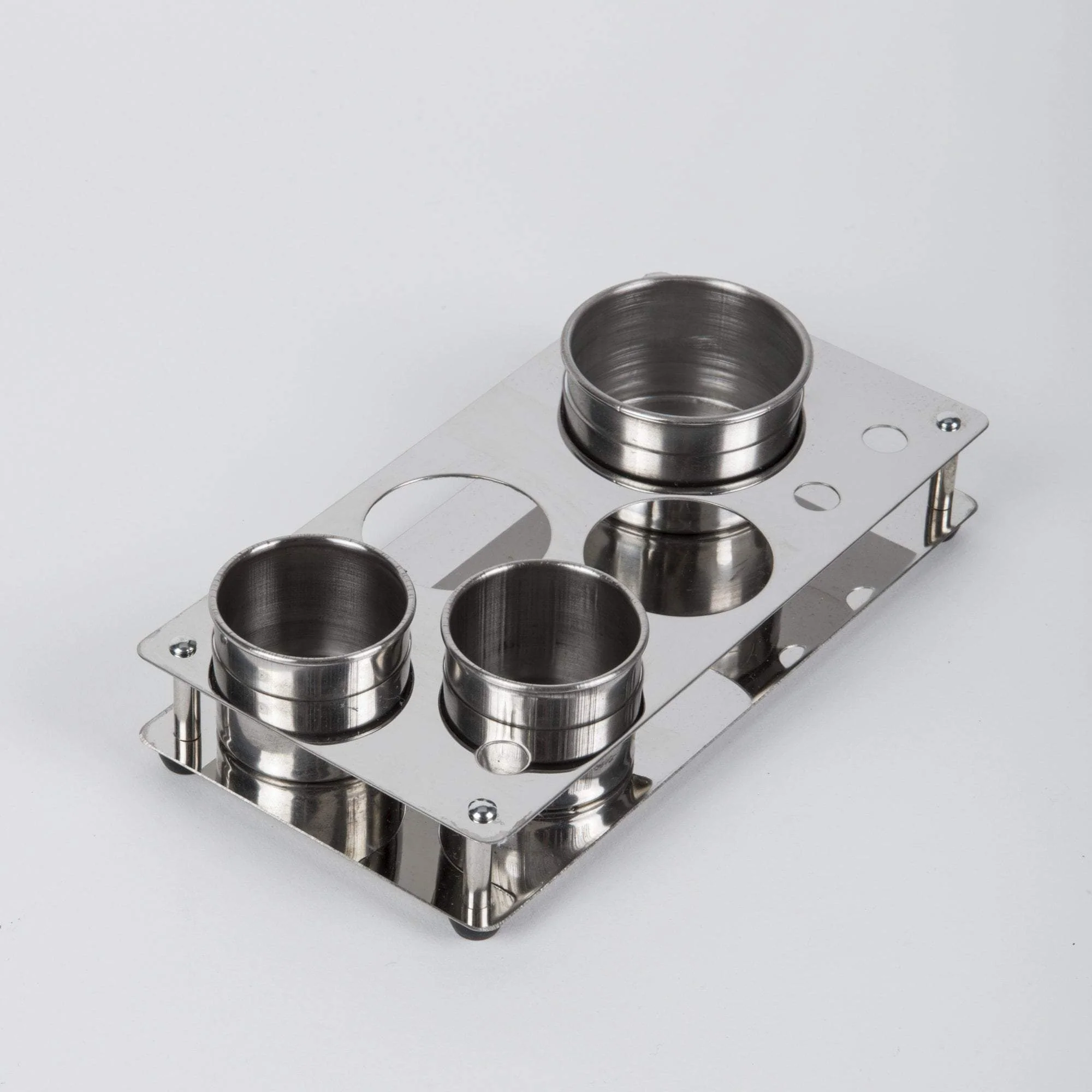 Stainless Steel Covered Dish Set, 5 hole - Image 3