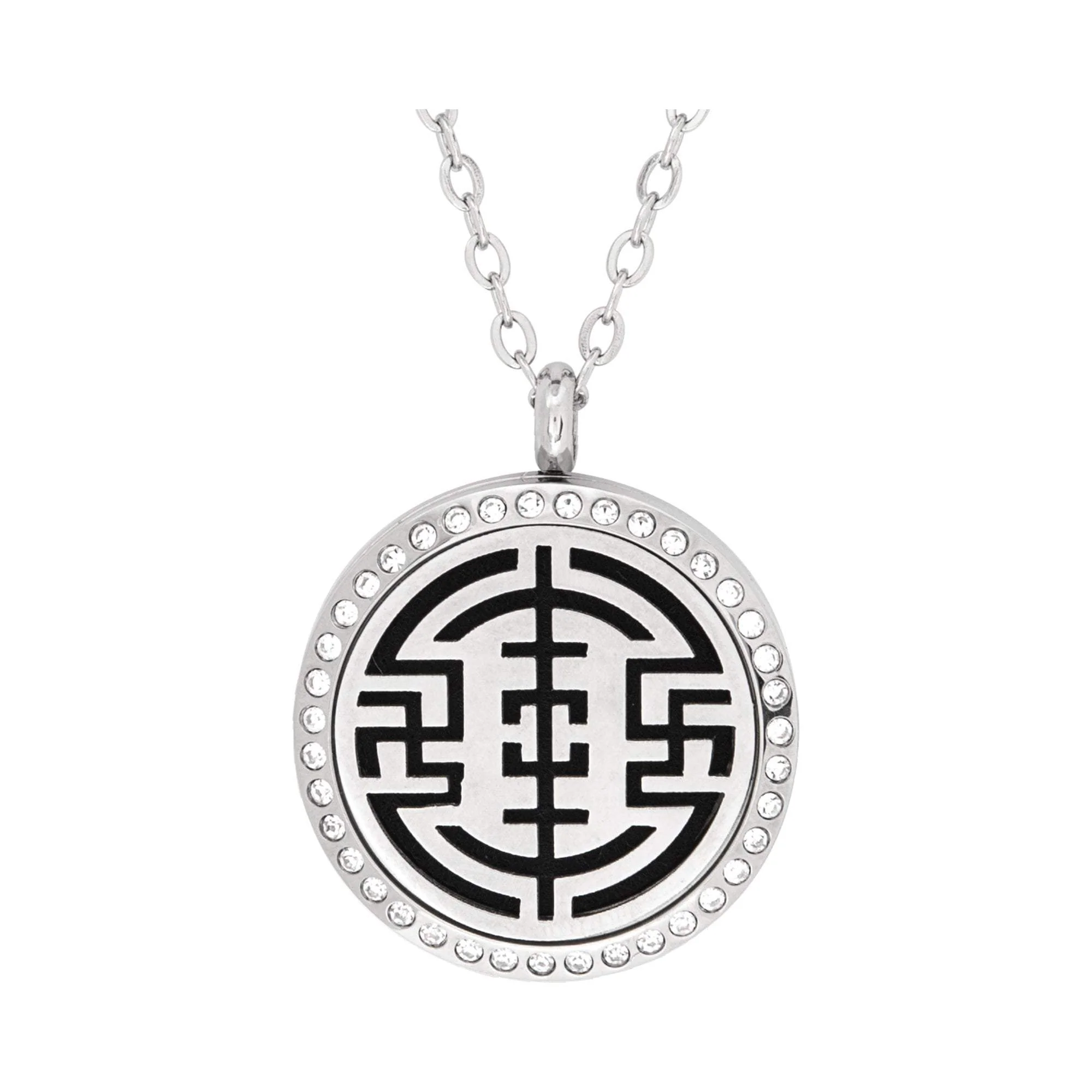 Stainless Steel Orient Crystal Pendant