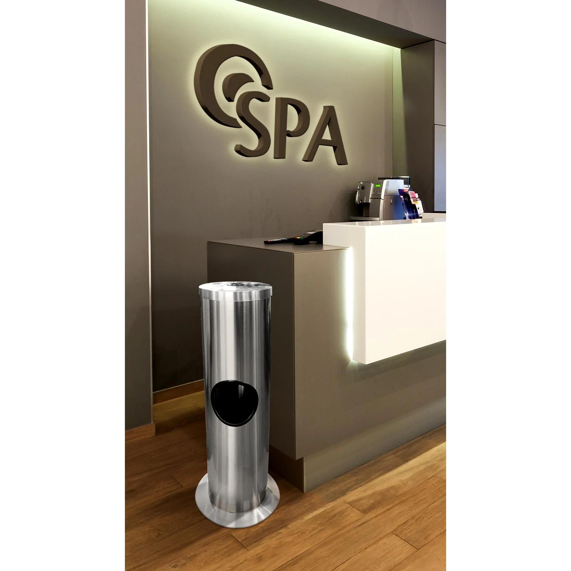 Stainless Steel Wipe Dispenser, Floor Style - Image 2