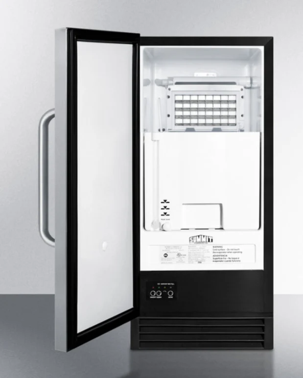 Summit Under Counter Ice Maker, ADA Compliant, Stainless Steel - Image 2