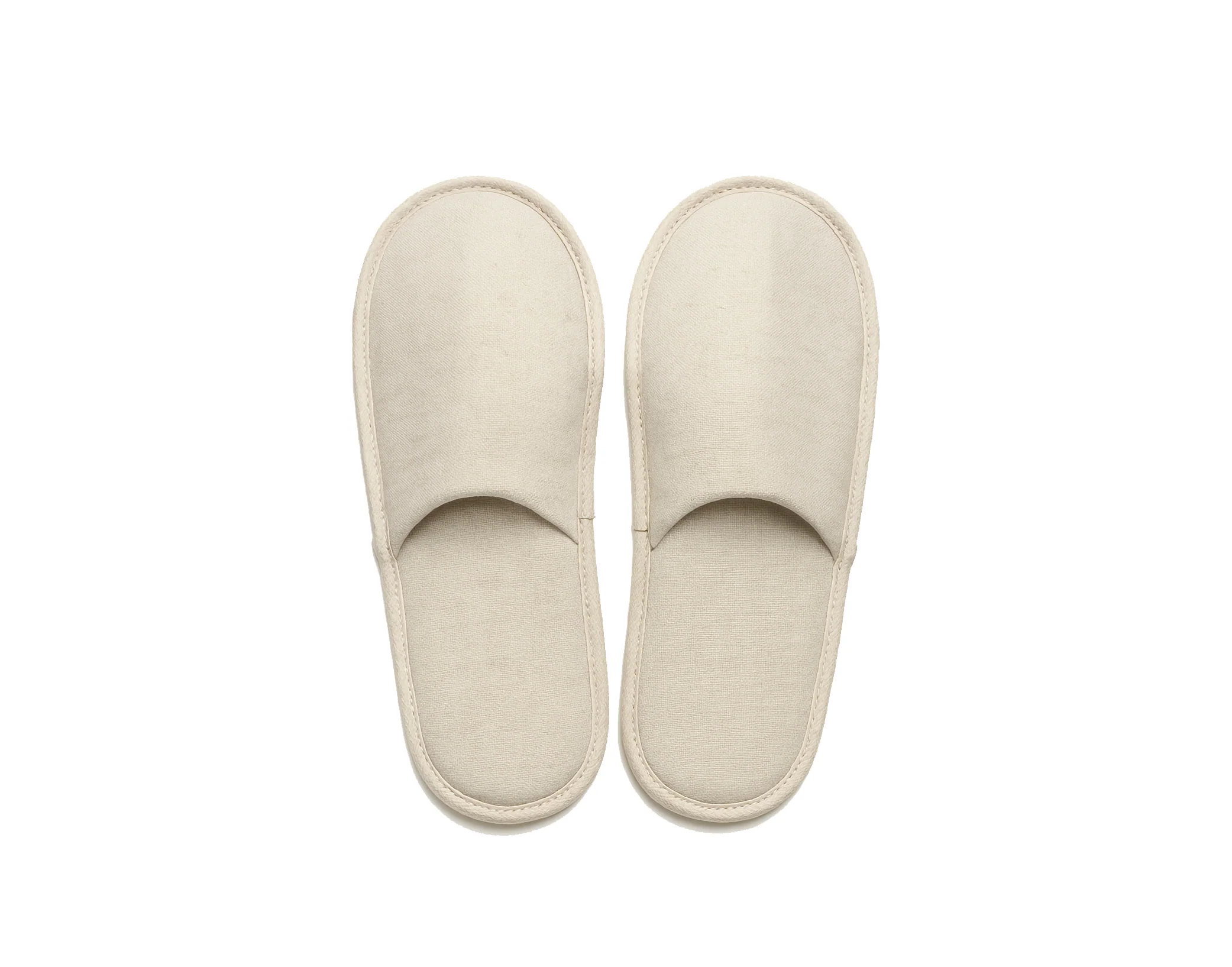 Sustayne Linen Slippers with Cork Soles, Individually Wrapped in Plant Sachets, 100 pair