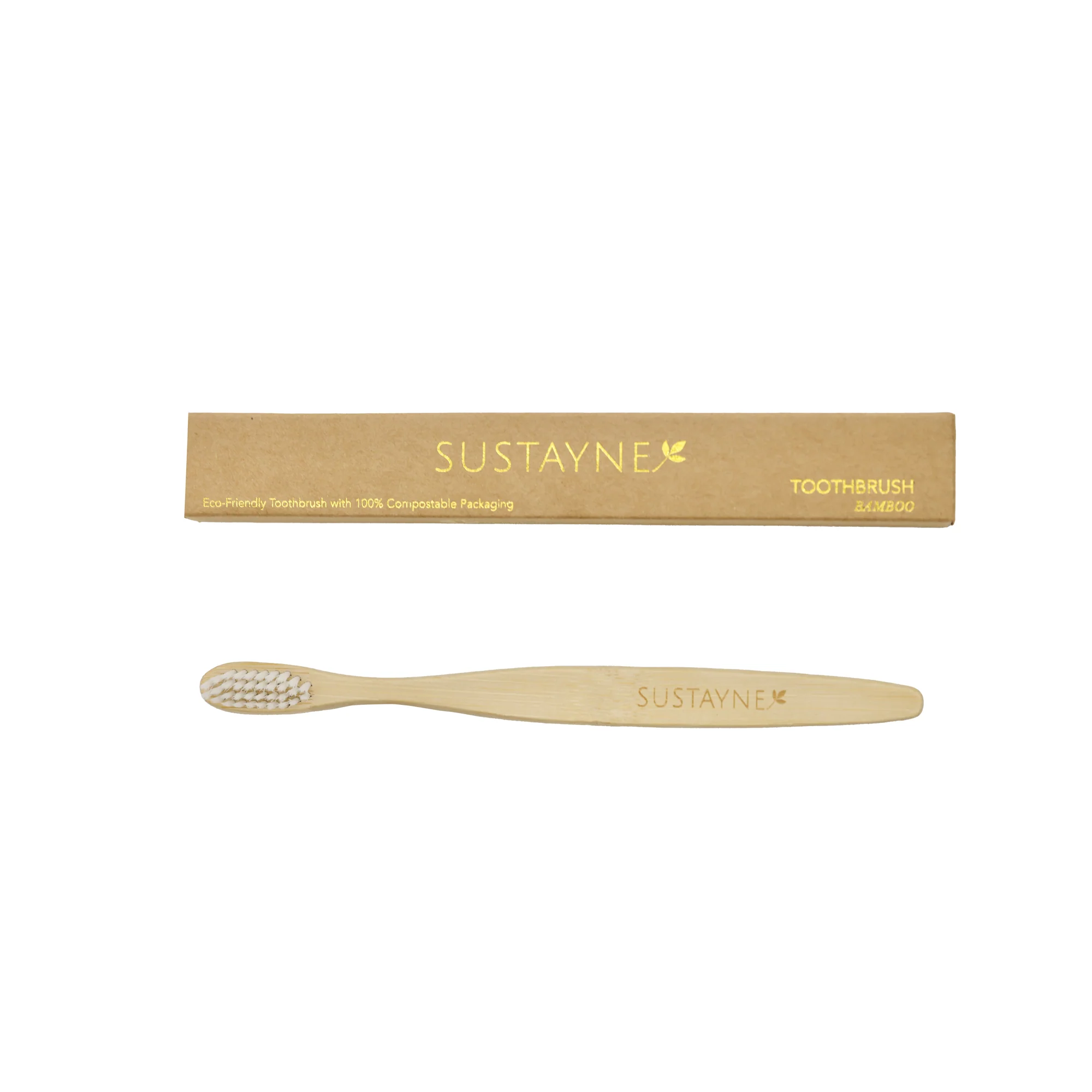 Sustayne Toothbrush & Toothpaste Packet Set, Bamboo - Image 3