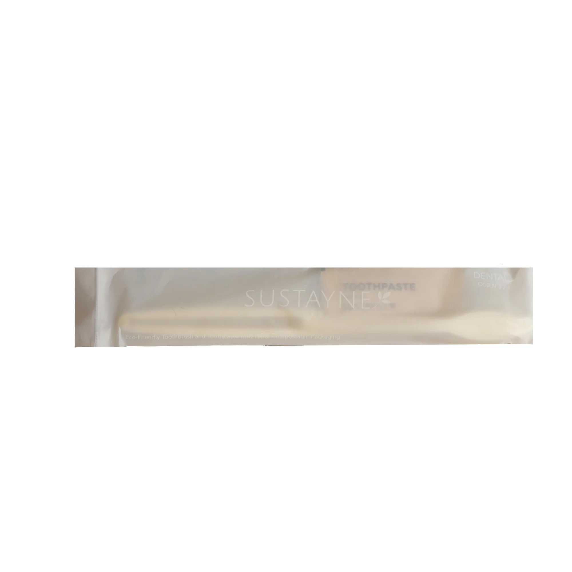 Sustayne Toothbrush & Toothpaste Packet Set, Corn Starch - Image 2