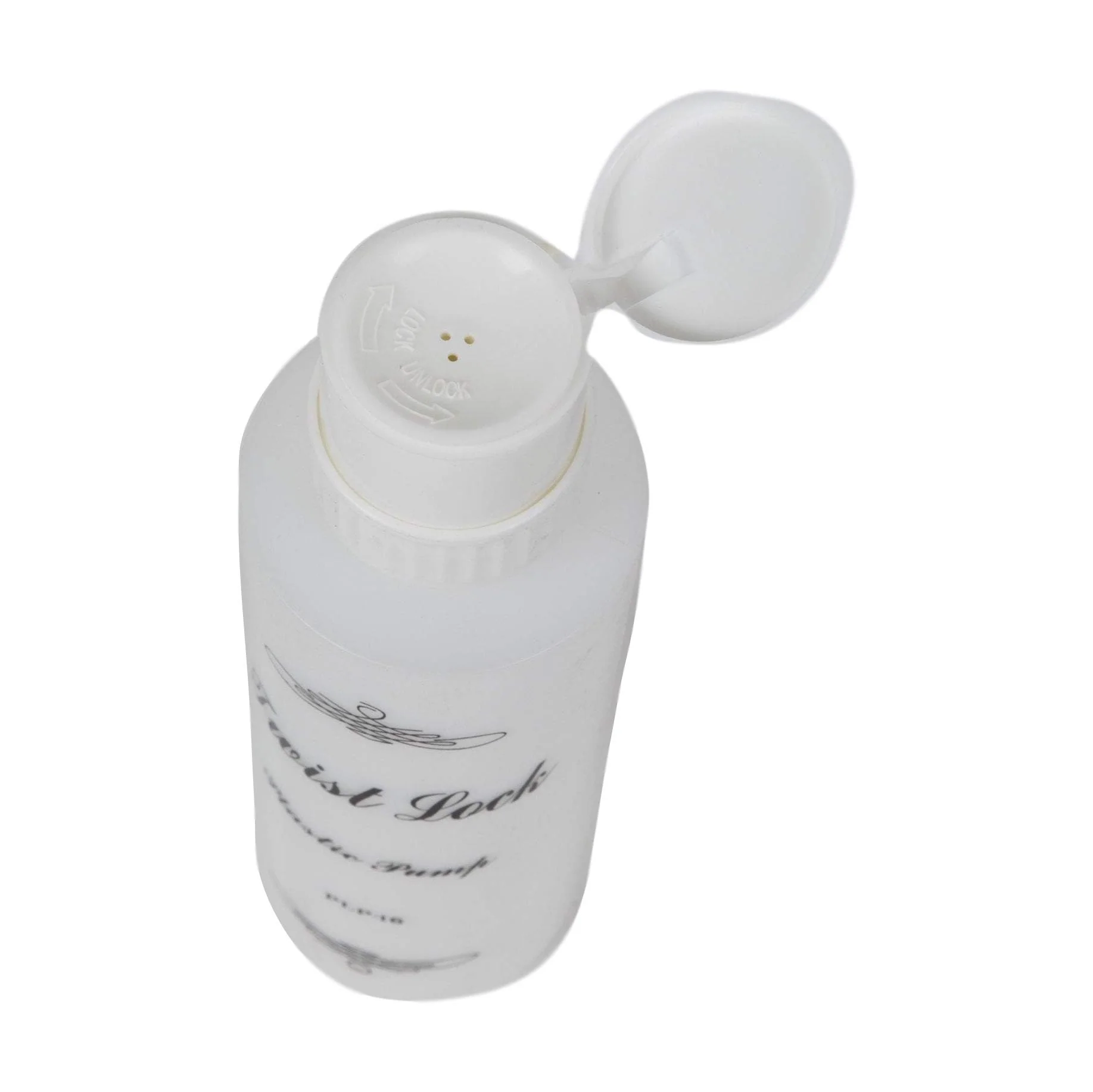 Tall Round Liquid Pump Dispenser, Twist Lock Top, Flip Cap, 16 oz - Image 2