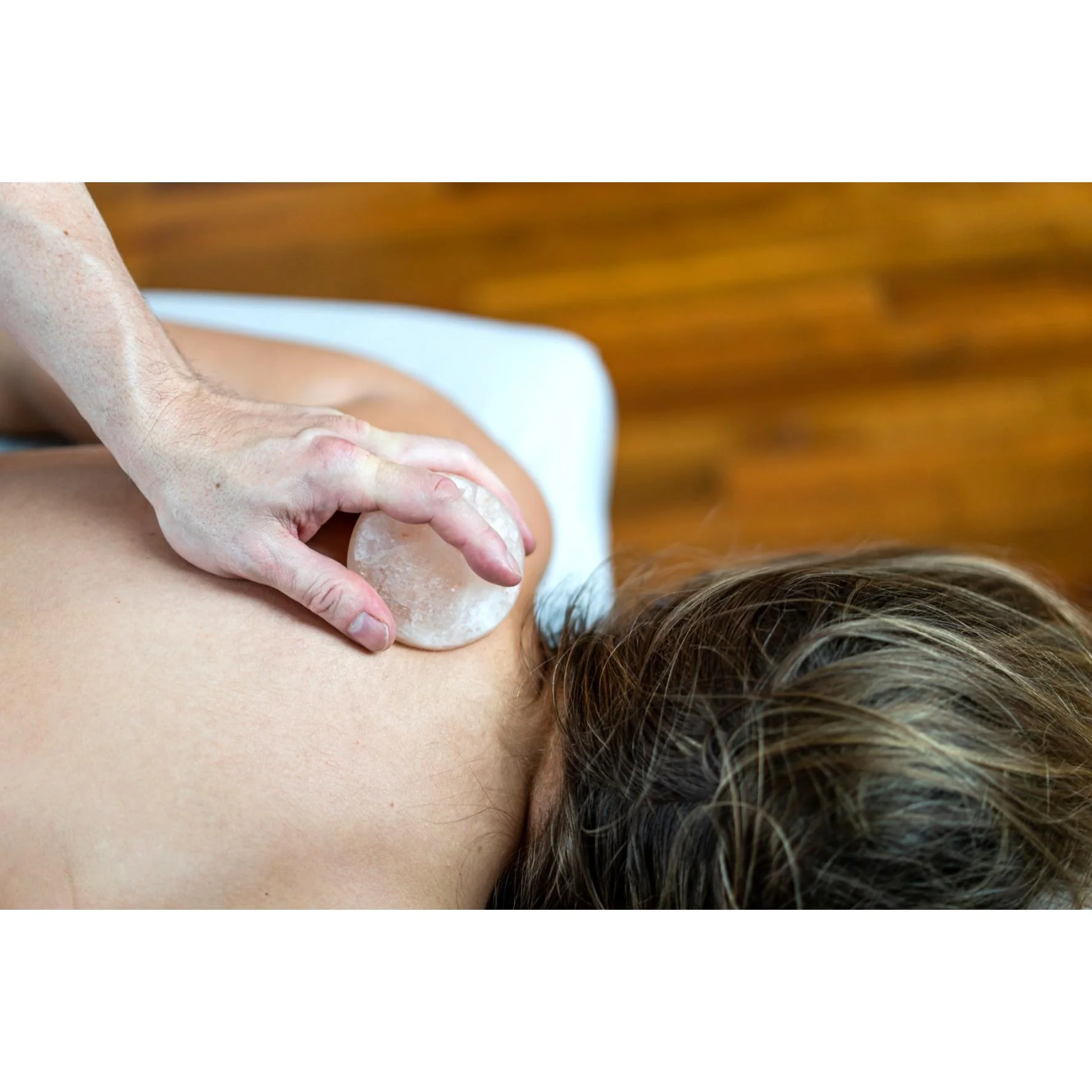 Theratools Himalayan Salt Round Massage Tool, Small - Image 3