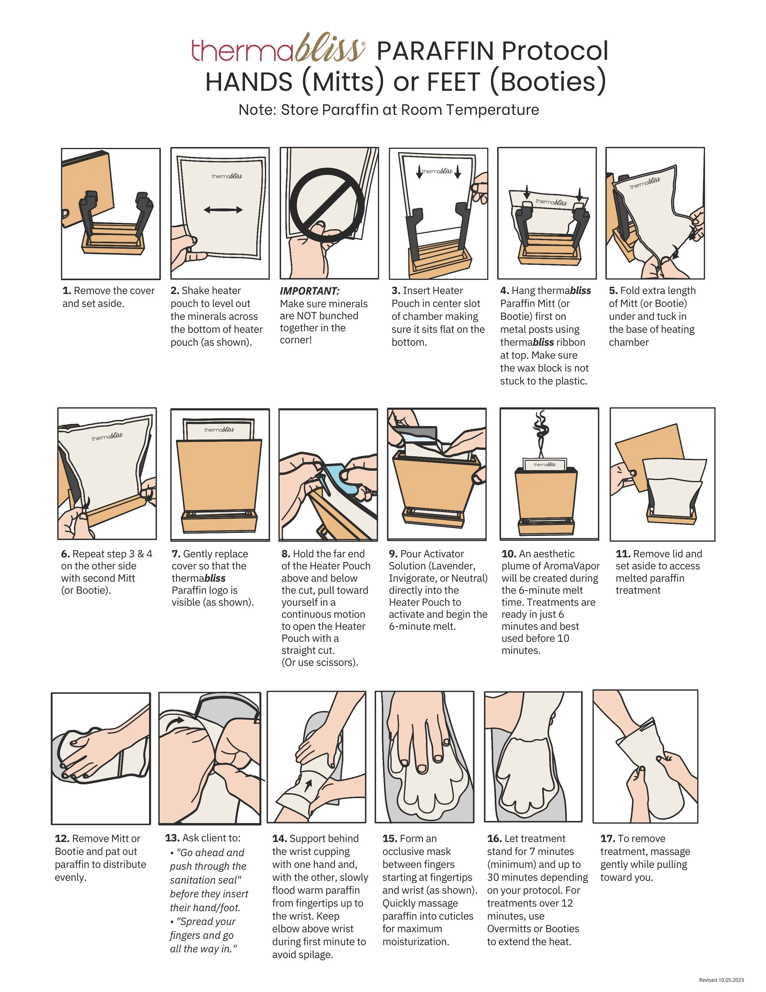 thermaBliss Nourishment Paraffin Blend, Hand, 30 pair - Image 3
