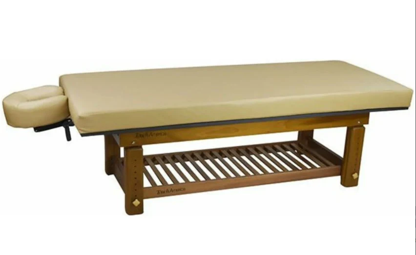 Touch America Solterra Teak Spa and Massage Table Indoor/Outdoor - Image 6