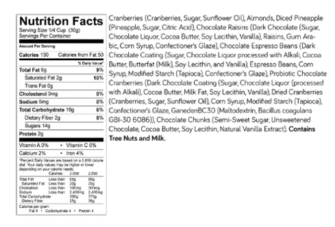 Truly Good Foods Dark Chocolate Energy Boost Snack Mix - Image 3