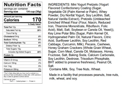 Truly Good Foods Keylime Crunch Snack Mix Bag, 2 oz, Case of 24 - Image 3