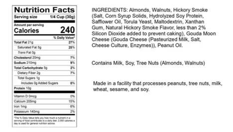 Truly Good Foods So Gouda Keto Trio Mini Snack Mix Bag, 1 oz, Case of 120 - Image 3
