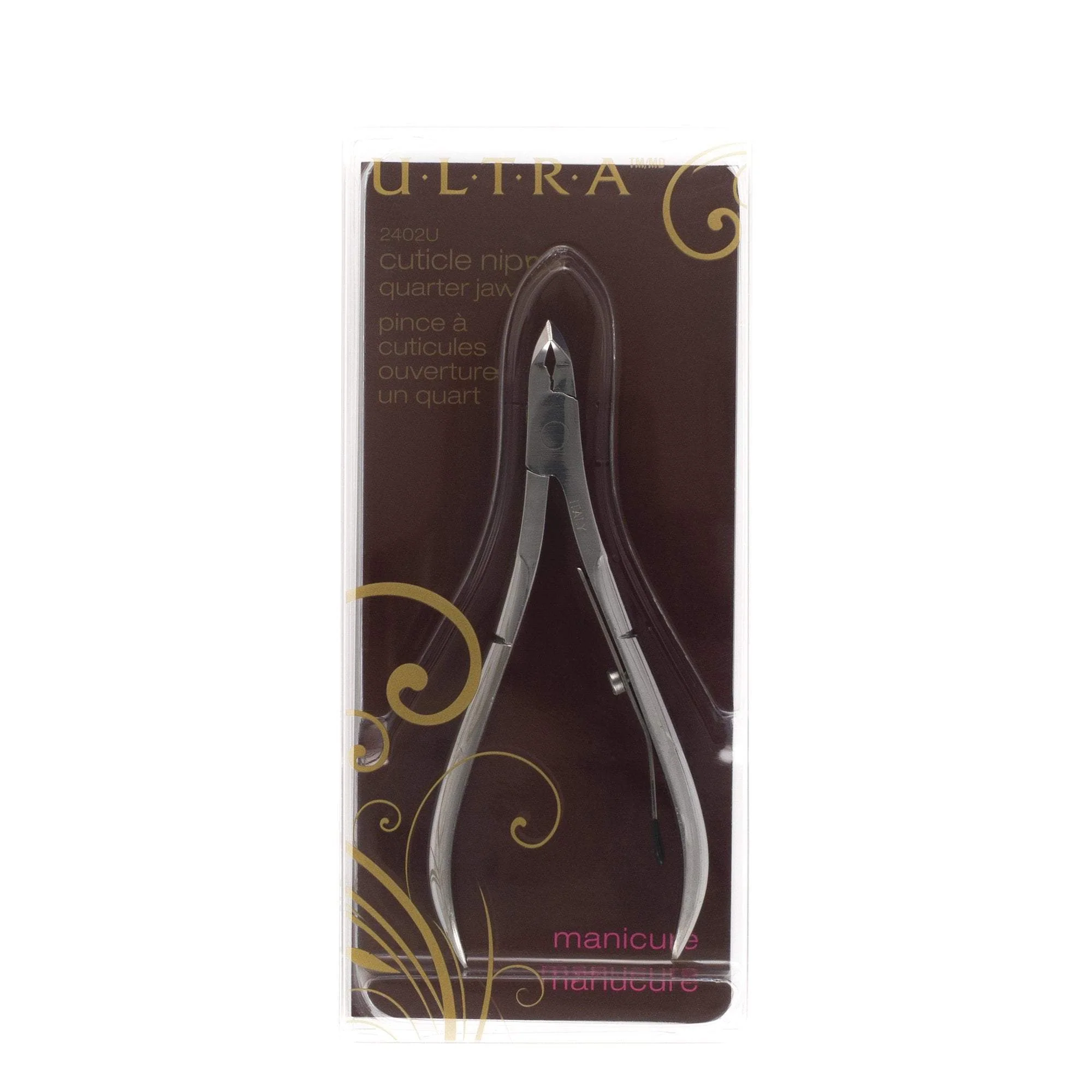 Ultra Cuticle Nipper, Stainless Steel,1/4 Jaw - Image 2