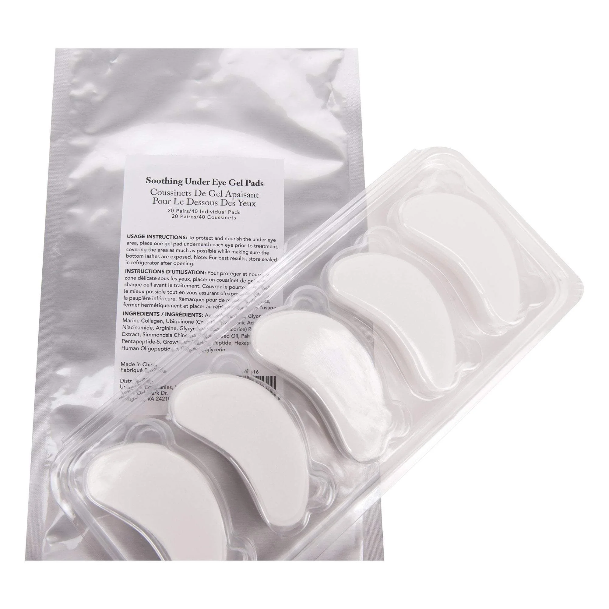 ViBrowLash Under Eye Gel Pads, 20 pair - Image 2