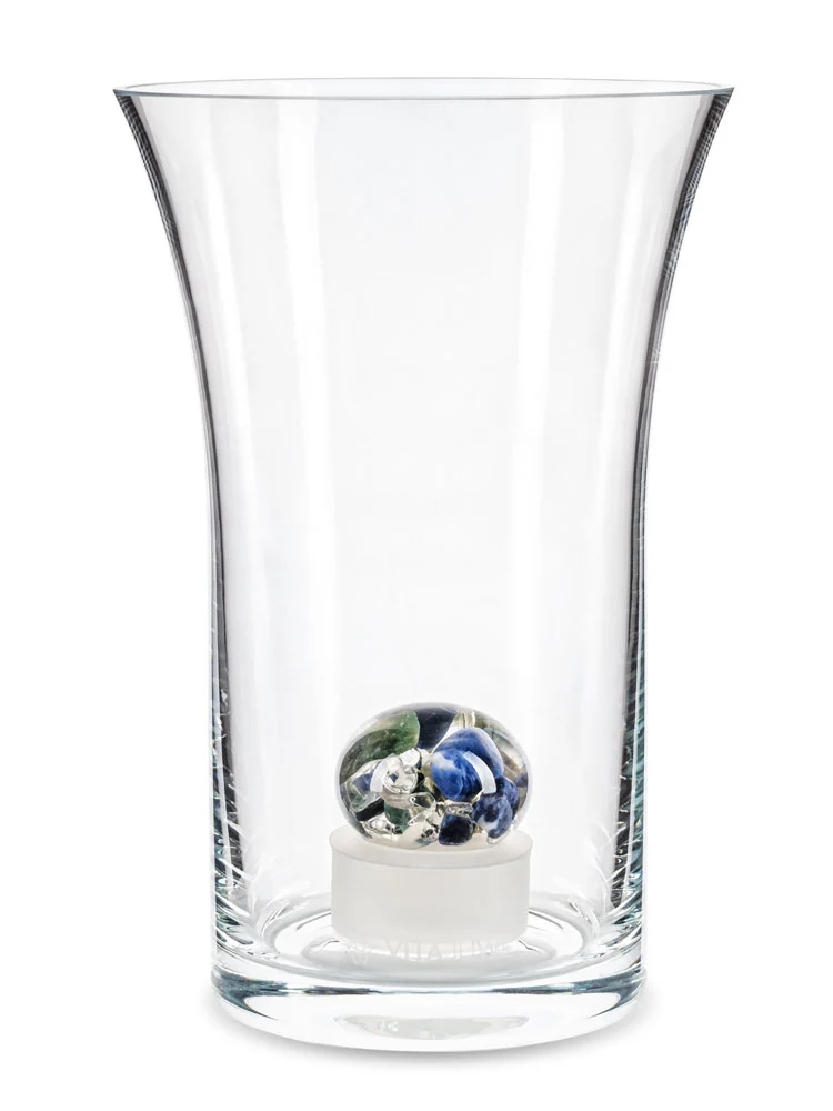 VitaJuwel Crystal Flower Vase, Flora