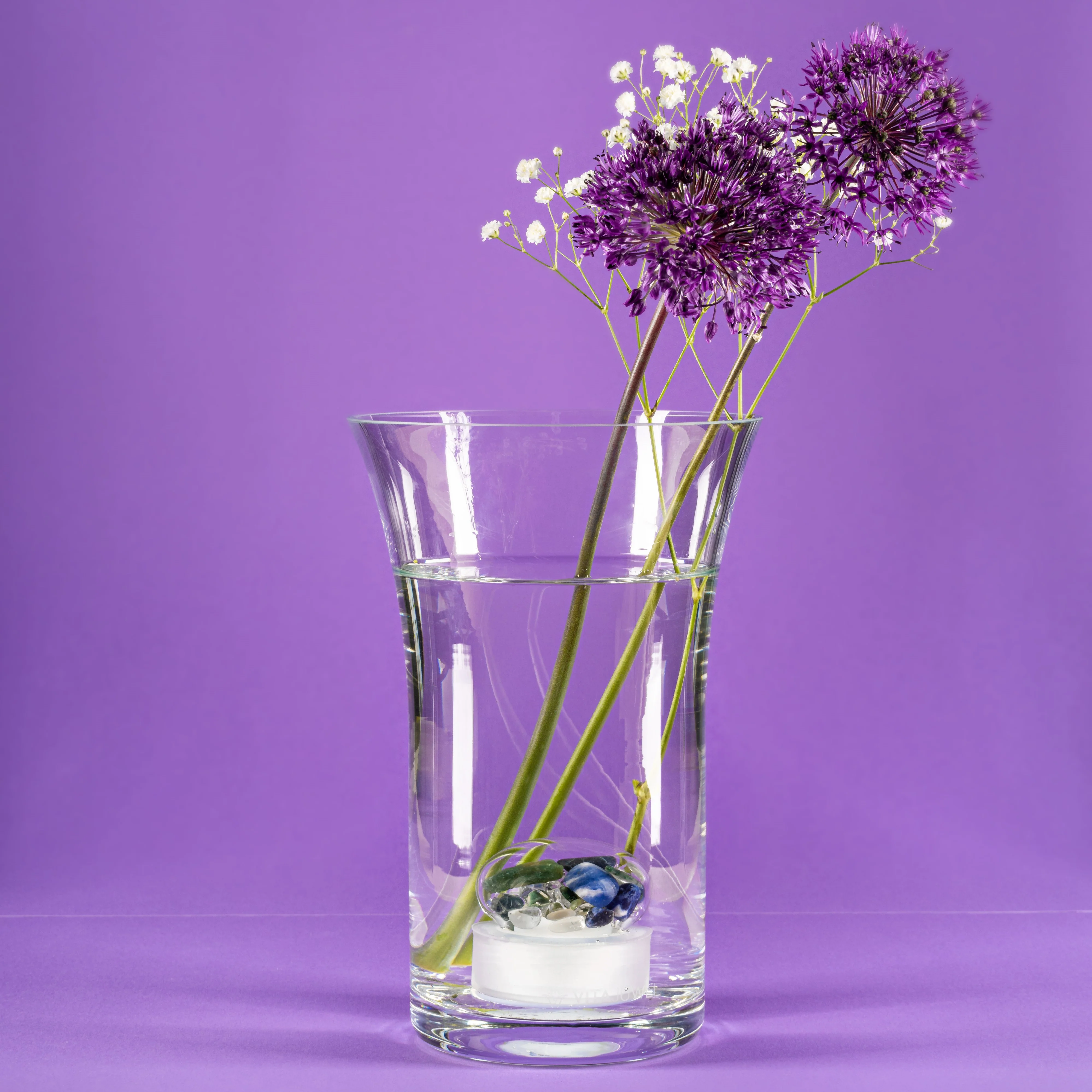 VitaJuwel Crystal Flower Vase, Flora - Image 6