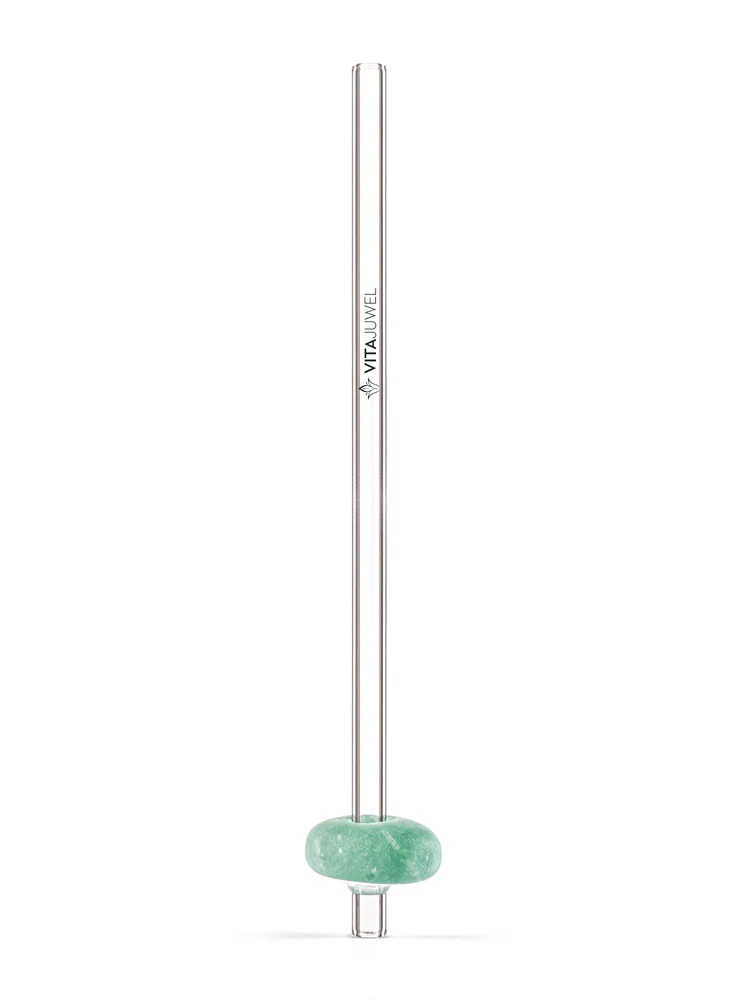 VitaJuwel Crystal Straw, Aventurine