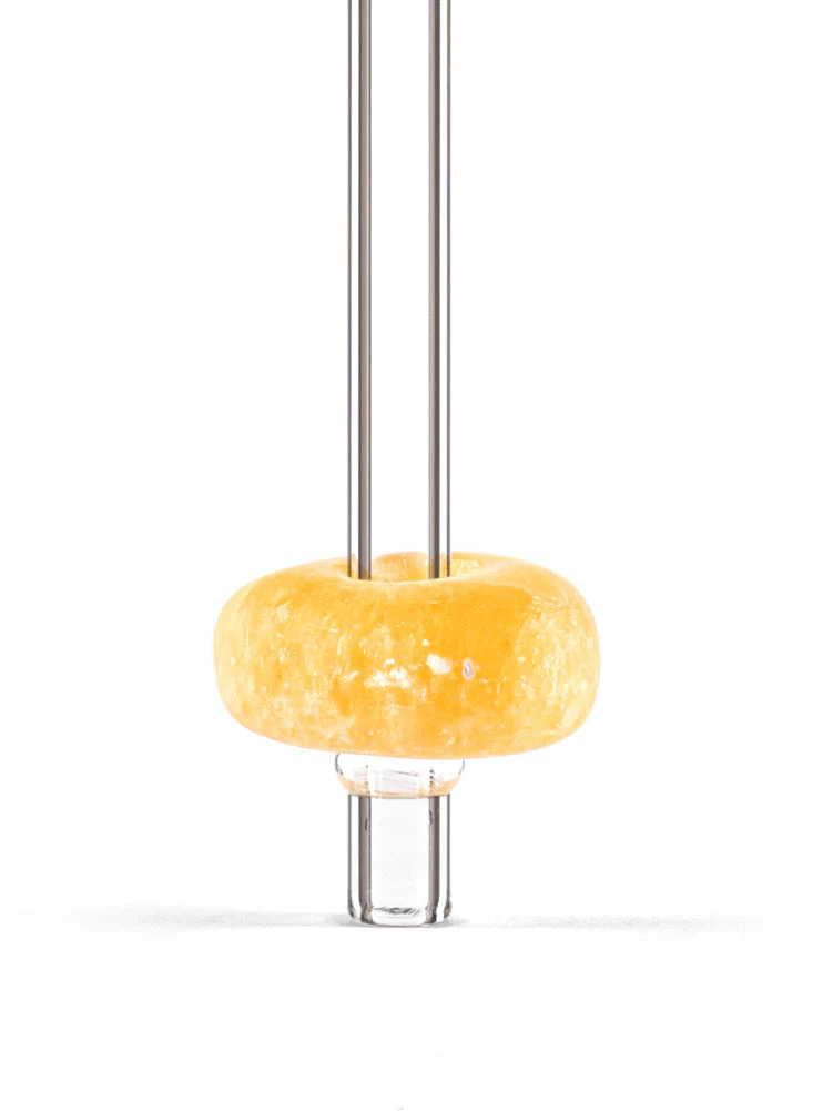 VitaJuwel Crystal Straw, Orange Calcite - Image 2