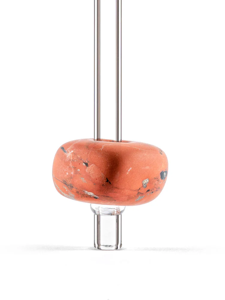 VitaJuwel Crystal Straw, Red Jasper - Image 2