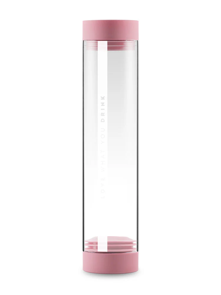 VitaJuwel Sana Crystal Water Carafe, Blossom Rose without GemPod