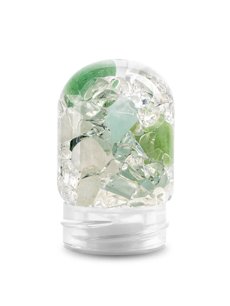 VitaJuwel Sana Crystal Water Carafe, FLOW, Ocean Blue - Image 3