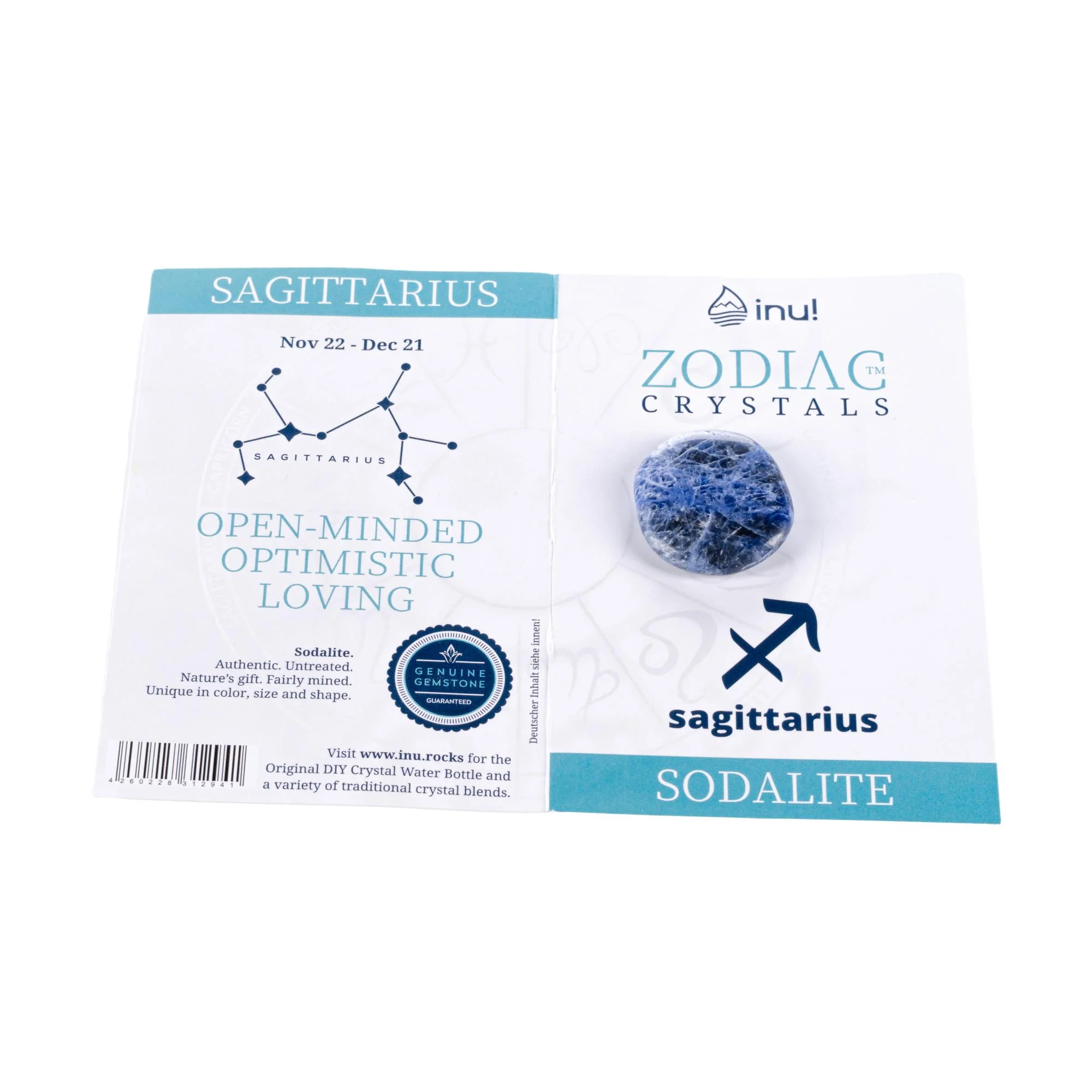 VitaJuwel Zodiac Crystal, SAGITTARIUS, Sodalite - Image 2