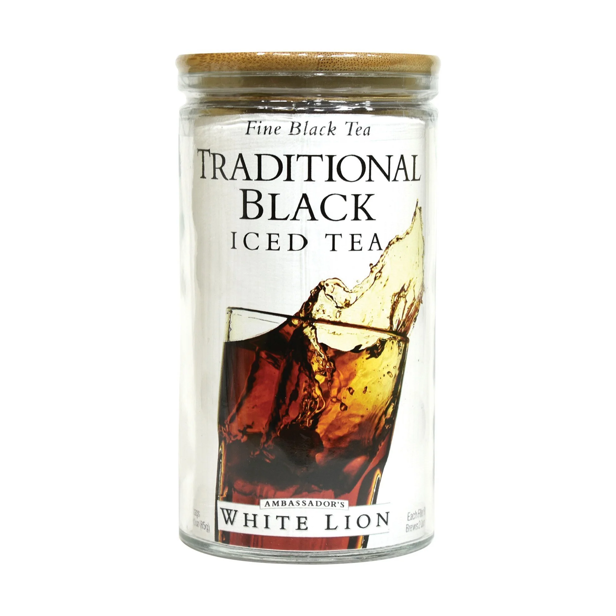 White Lion Iced Tea, Glass Jar, 6 Count, .5 oz - Image 3