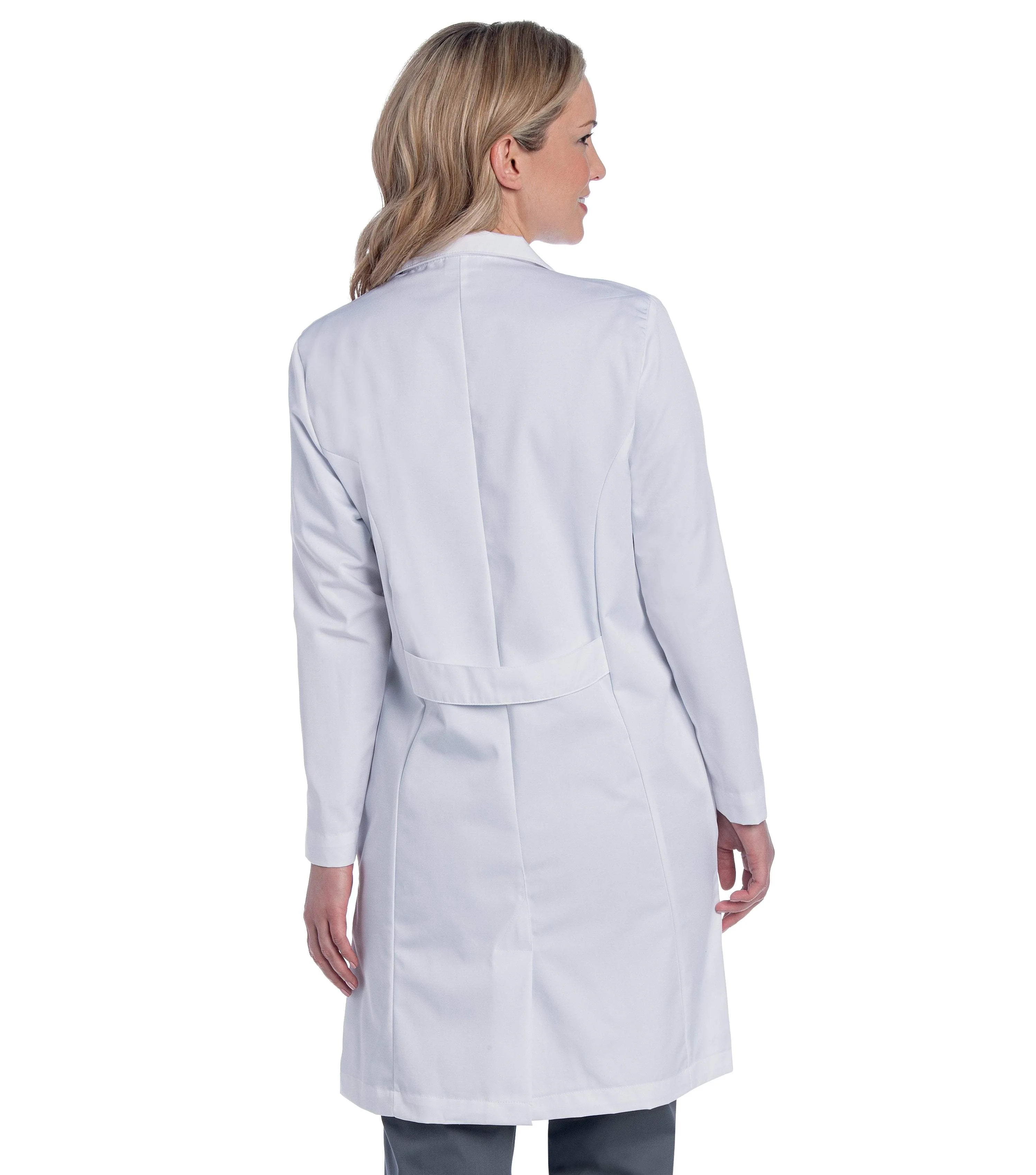 Women's Lab Coat with 4 Button Closure by Landau - Image 3